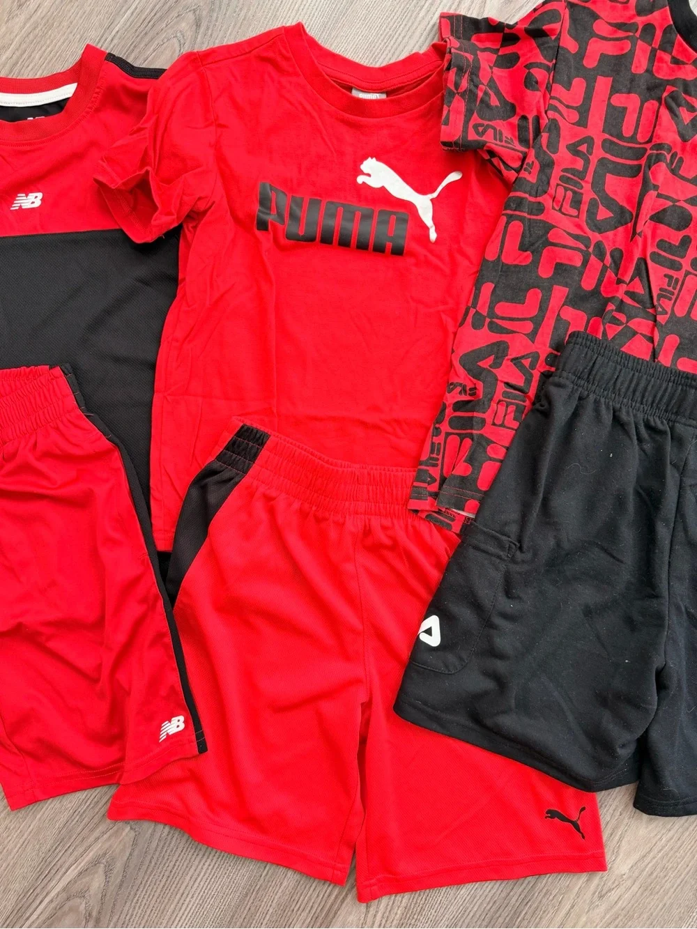 Boys Athletic Set Lot Bundle (7 Sets) Size 8